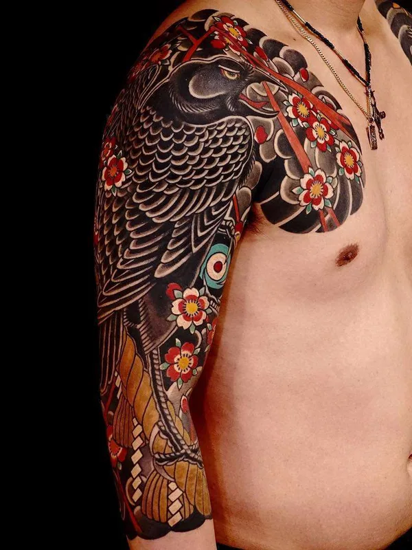male color japanese Tatuaggio su full sleeve #21727 | Tatuatore Rg