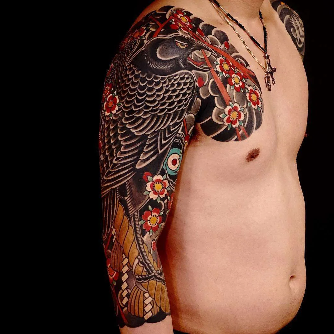 Tattoo artist Rg, color traditional Japanese tattoo, oriental | USA