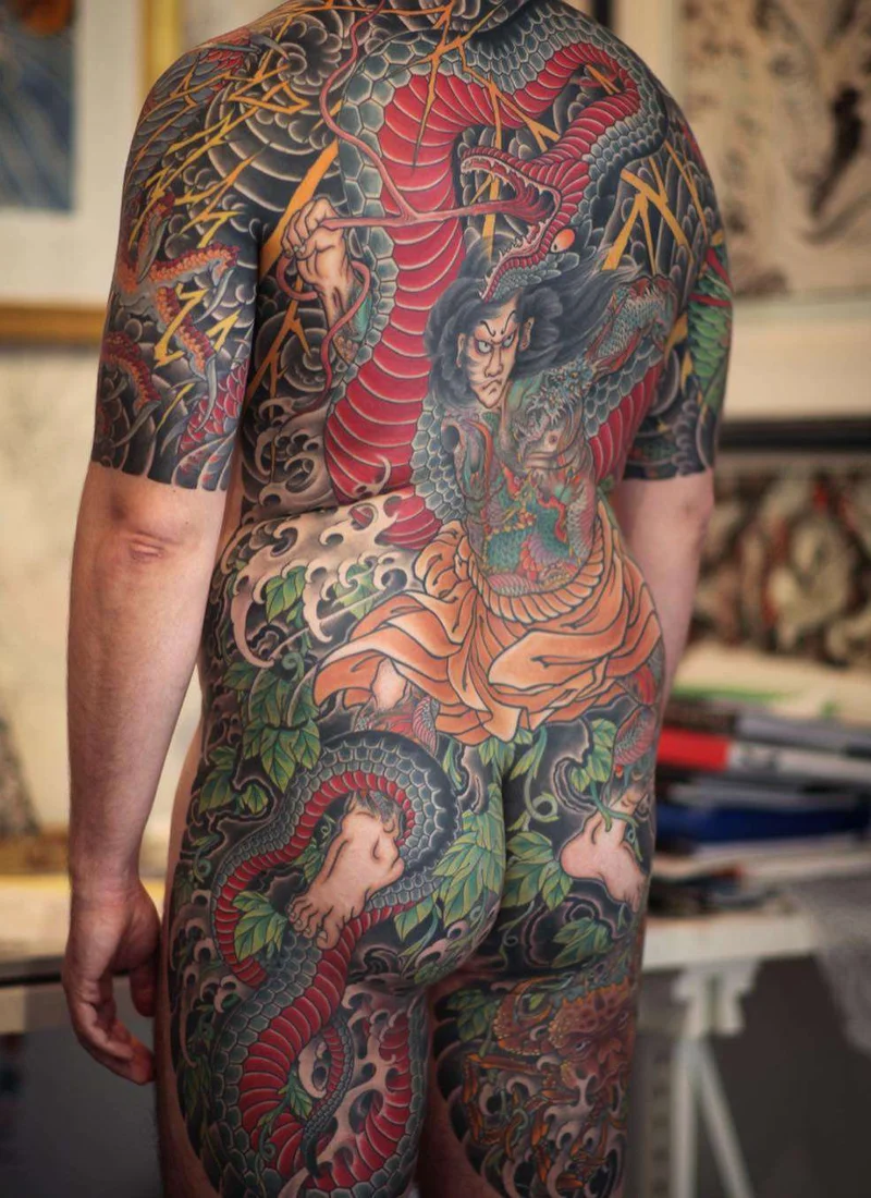 Tatuagem japonesa de Johan Svahn