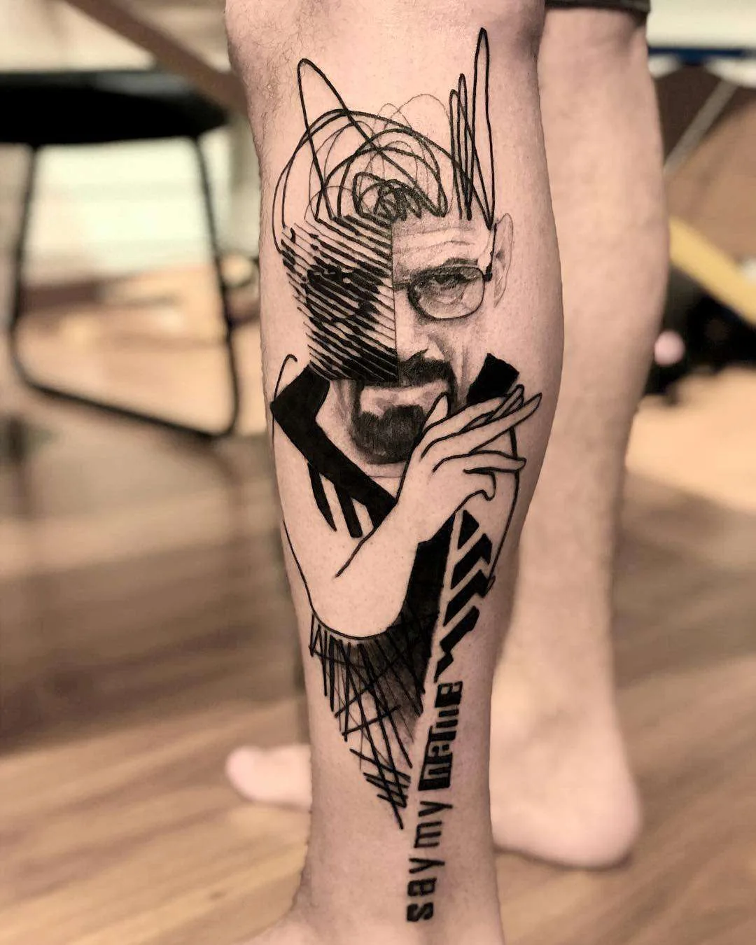 Tattoo artist Caio Miguel, black authors style surrealistic tattoo realism | Brazil