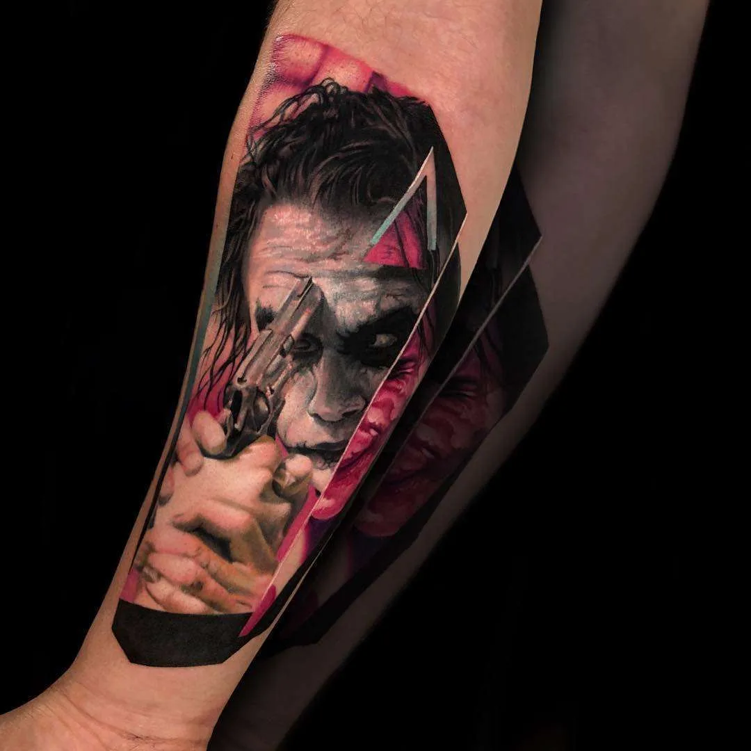 Tattoo artist Christos Zorbas color and black&grey portrait tattoo realism | Greece