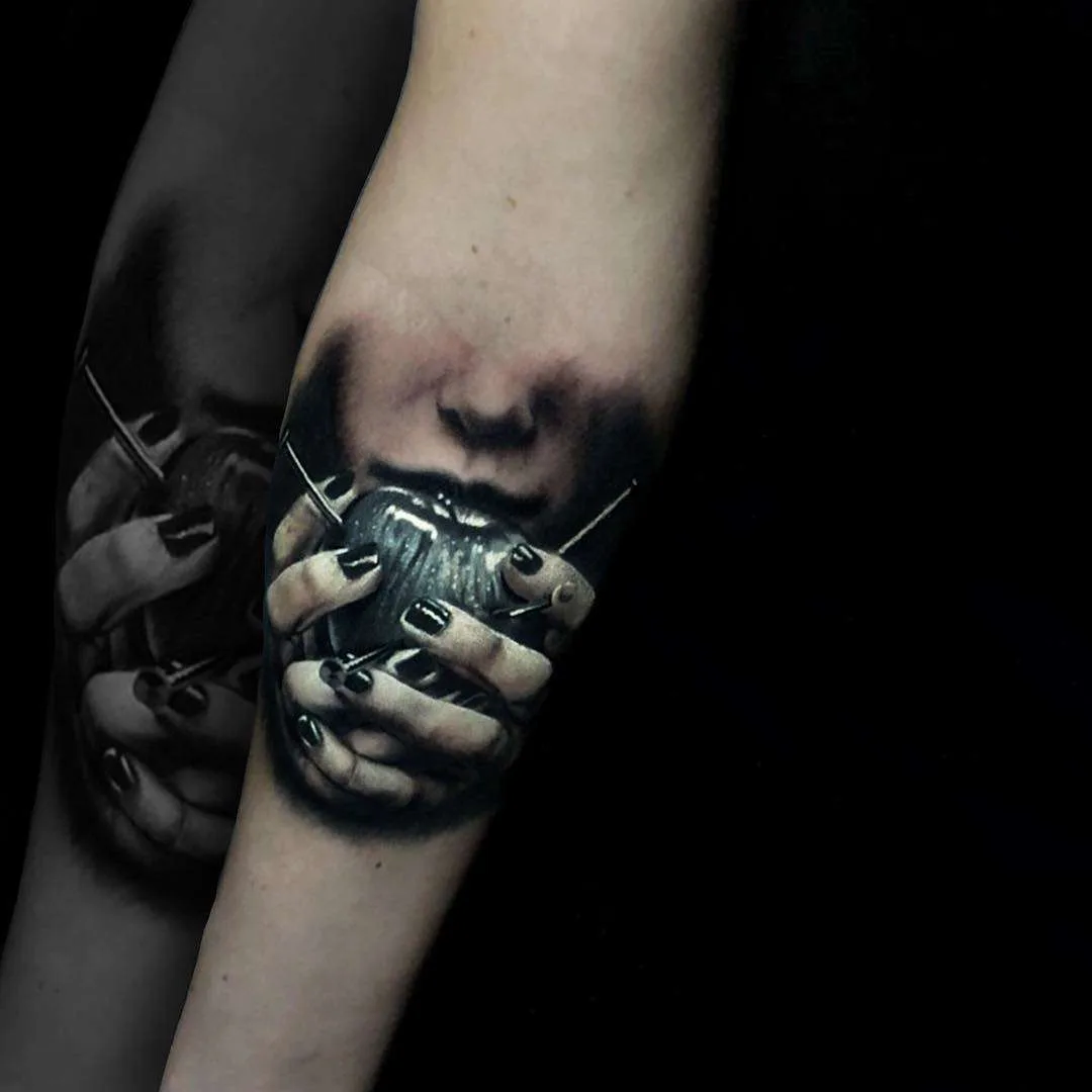 Tattoo artist Christos Zorbas color and black&grey portrait tattoo realism | Greece