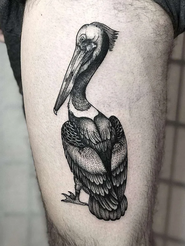 black and grey black and grey tattoo on thigh #21824 | Tattoo Artist Henbo Henning