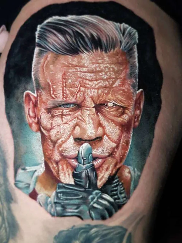 color realism tattoo auf thigh #21351 | Tätowierer Patric Grazziotin