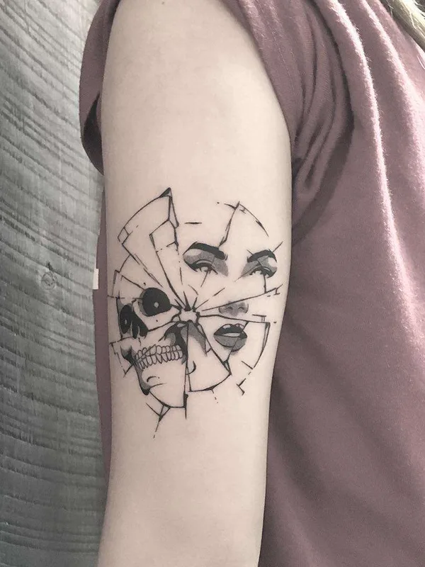 black sketch 纹身 在 forearm #21586 | 纹身师 Brendon Welfare Dentist