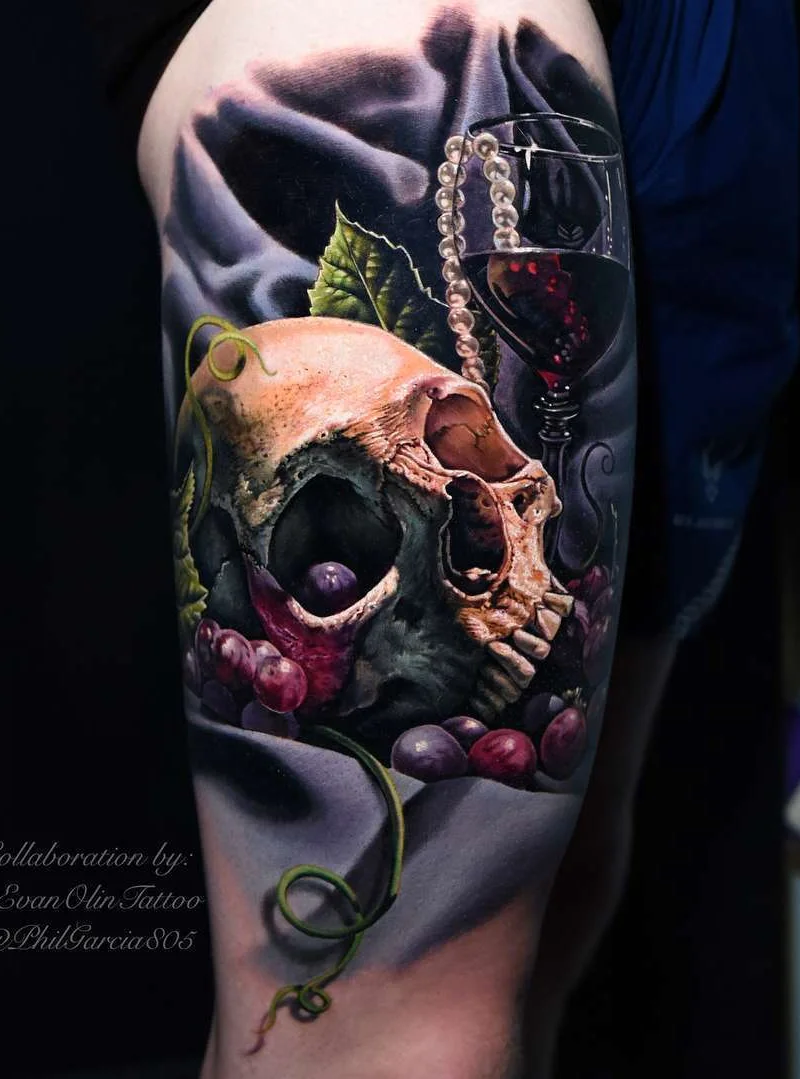 Artista di tatuaggi Evan Olin