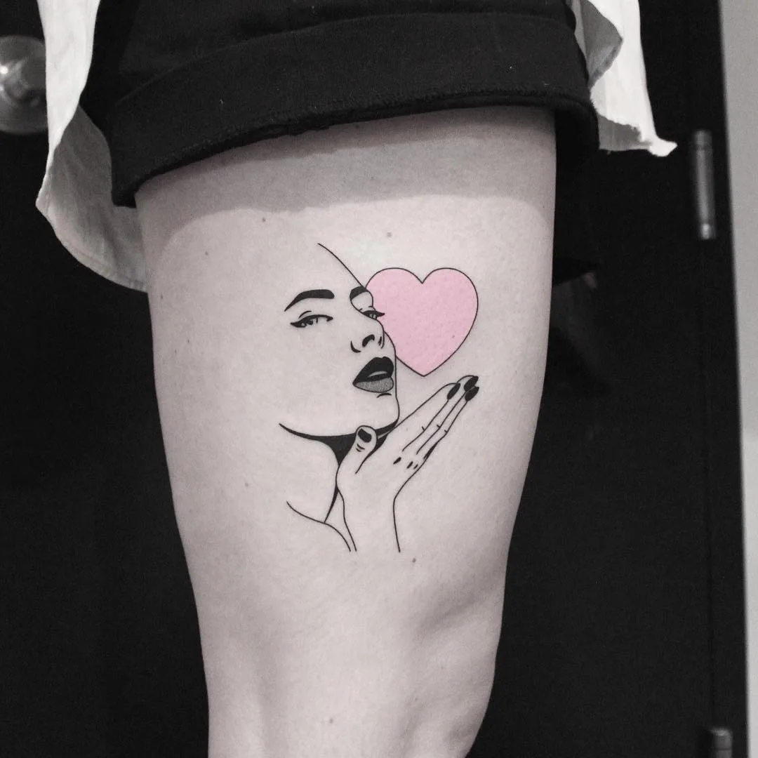 Artista del tatuaggio Brendon Welfare Dentist, stile blackwork a mano handpoke tatuaggio | Canada