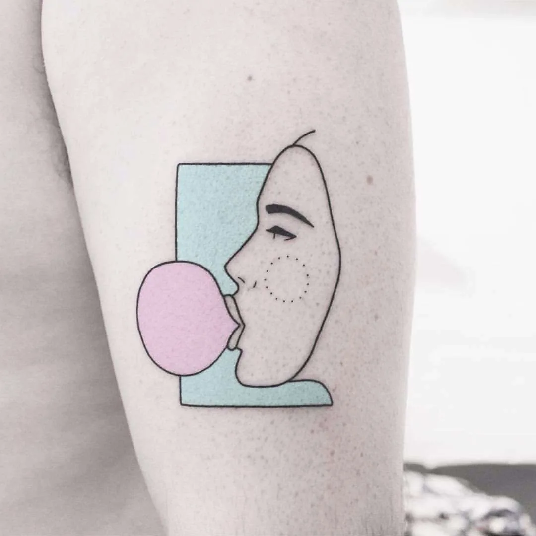 Artista del tatuaggio Brendon Welfare Dentist, stile blackwork a mano handpoke tatuaggio | Canada