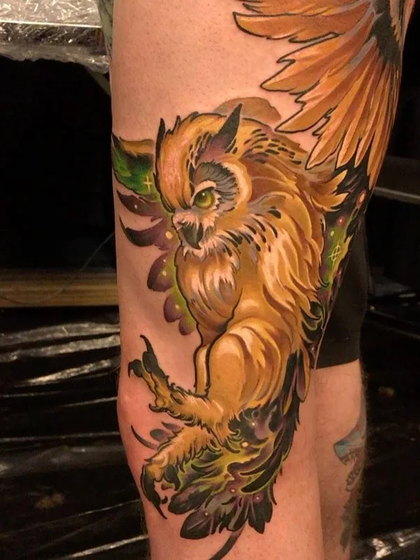 color illustrative Tatuaggio su thigh #31063 | Tatuatore Ande Chambers
