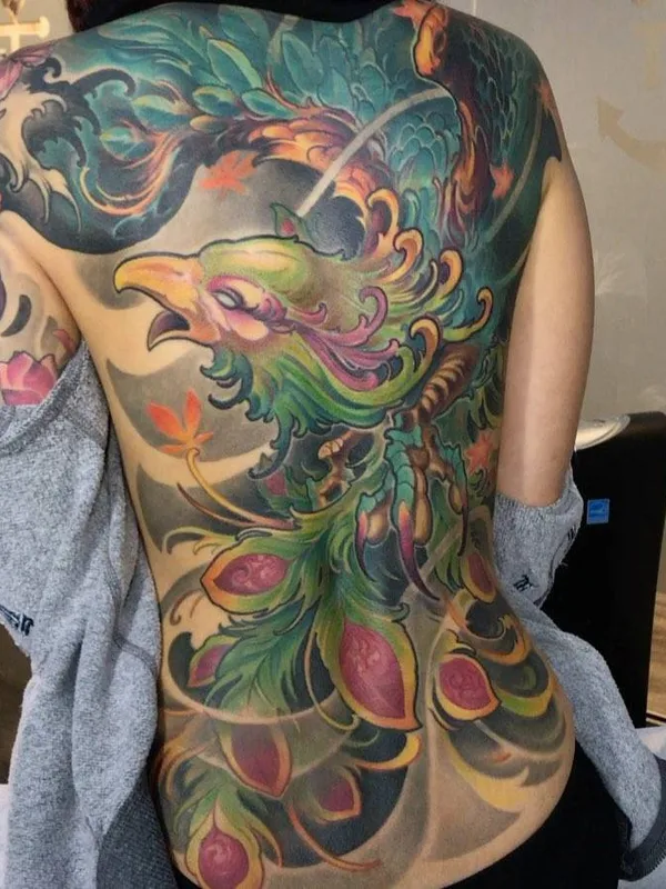 color japanese Tatuaggio su full back #31065 | Tatuatore Ande Chambers