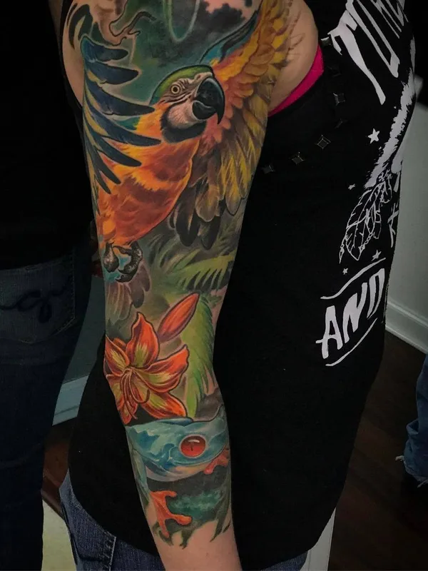color realism Tatuaggio su full sleeve #31066 | Tatuatore Ande Chambers