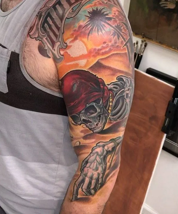 male color realism Tatuaggio su full sleeve #31060 | Tatuatore Ande Chambers