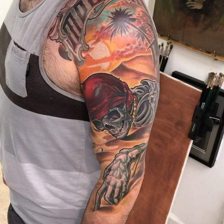 Tatuaggio artista Ande Chambers, tatuaggio neo-tradizionale e nuovo stile | Stati Uniti