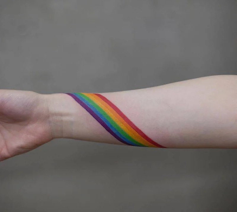 Tatuaggio minimalista carino da AkiWong