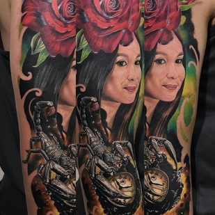 татуировка #31179 | Тату мастер Aaron Olaguivel (Omom Tattoo)