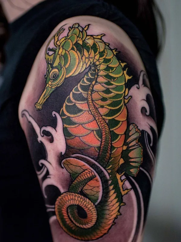 color japanese tattoo on shoulder #31359 | Tattoo Artist Renan Batista