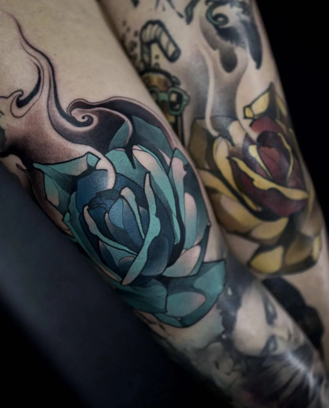Tattoo artist Renan Batista, color neo traditional tattoo | Berlin, Germany