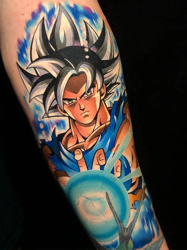 color anime Tatuaggio su forearm #31493 | Tatuatore Dane Grannon