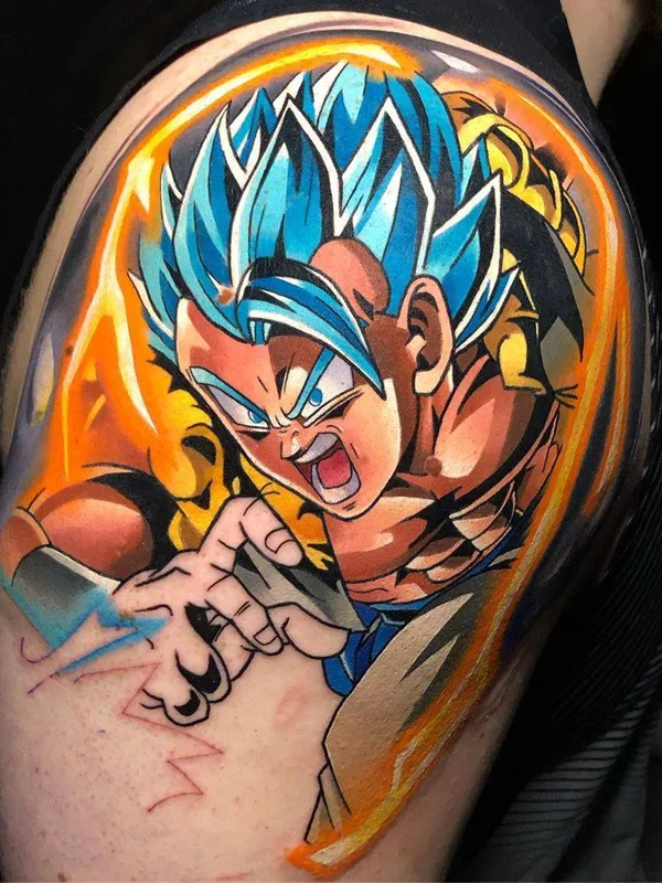 color anime Tatuaggio su shoulder #31498 | Tatuatore Dane Grannon