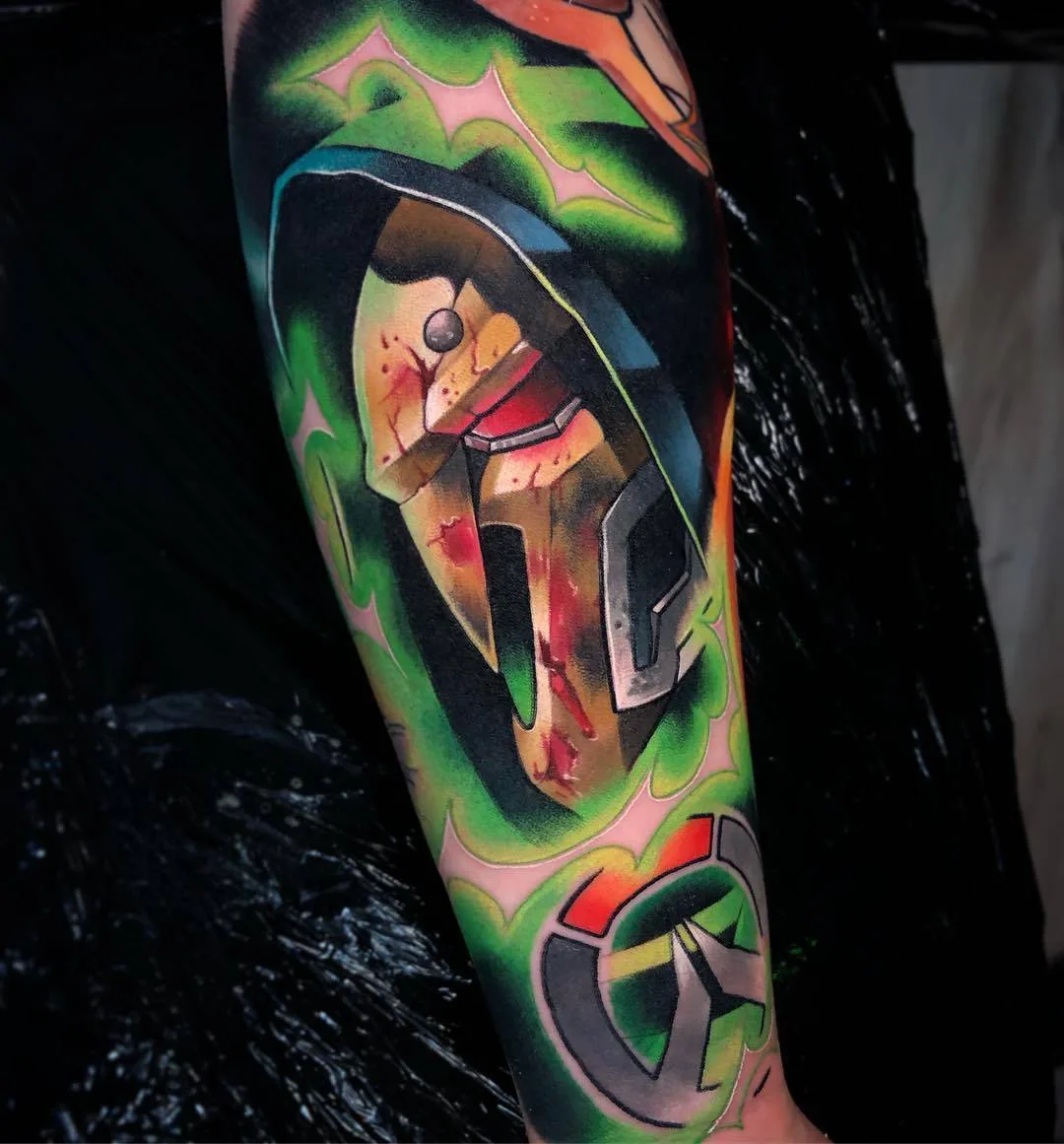 Artista de tatuagem Dane Grannon, tatuagem color new school | Reino Unido