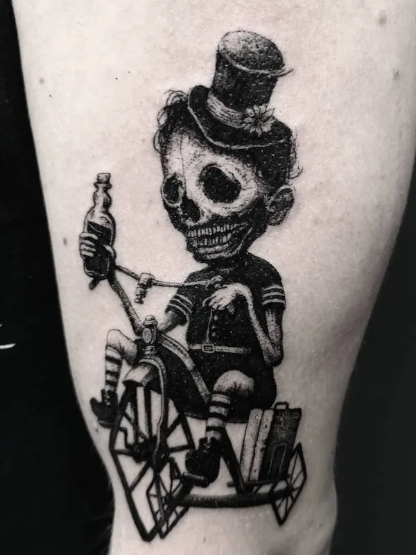black and grey blackwork tattoo auf forearm #31523 | Tätowierer Morty