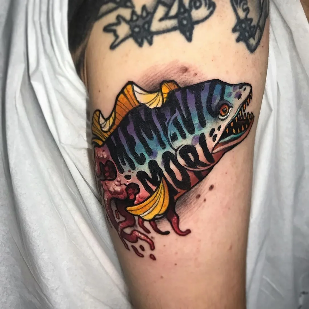 Color Neo Traditional tattoo with New School | Tattoo artist Eugenios Simopoulos | Athens, Greece