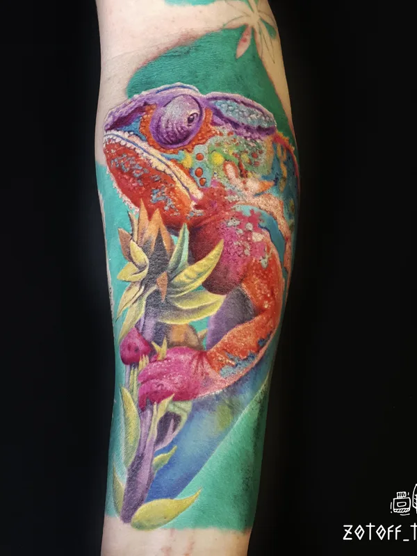 color realism tattoo on forearm #36473 | Tattoo Artist zotoff_tattoo