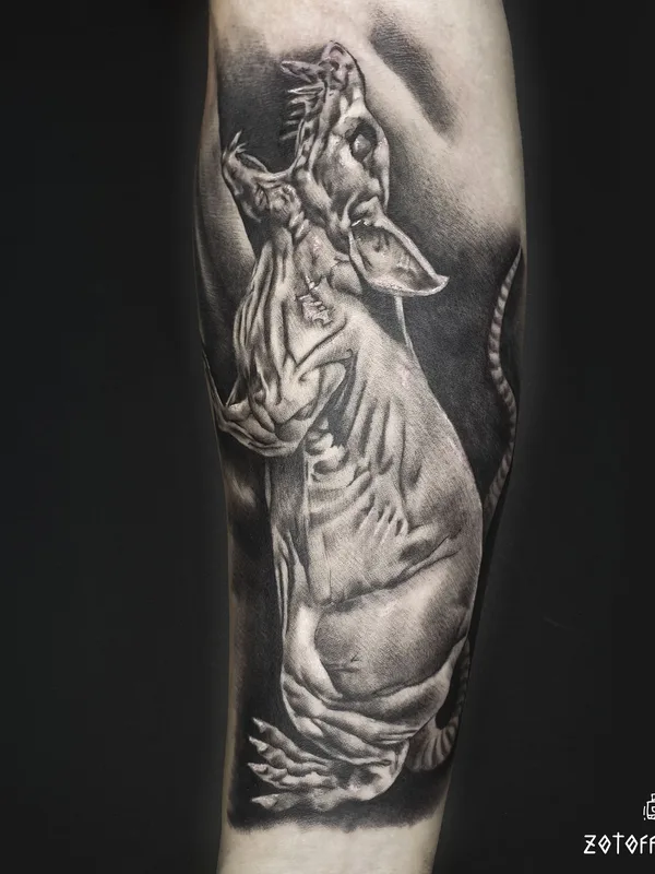 black and grey realism tattoo on forearm #36474 | Tattoo Artist zotoff_tattoo