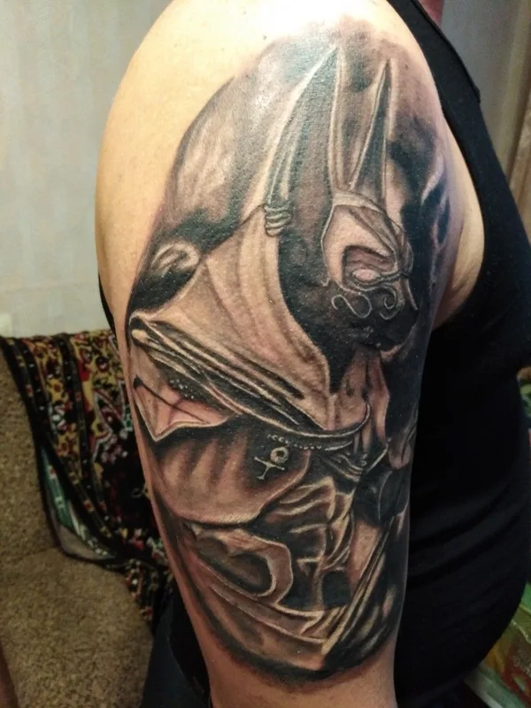 black and grey black and grey tatuaje en upper arm #36584 | Tatuador Игорь Иванов