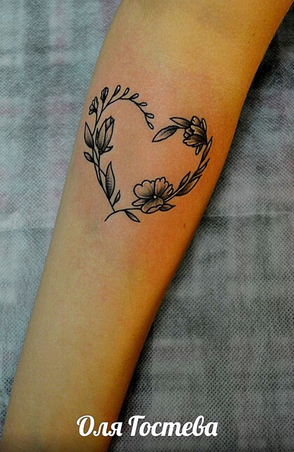 Тату эскиз #36707 Тату мастер Olya Gosteva © ® Tattoo 