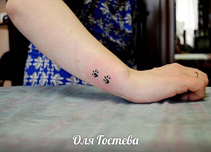 Тату эскиз #36687 Тату мастер Olya Gosteva © ® Tattoo 