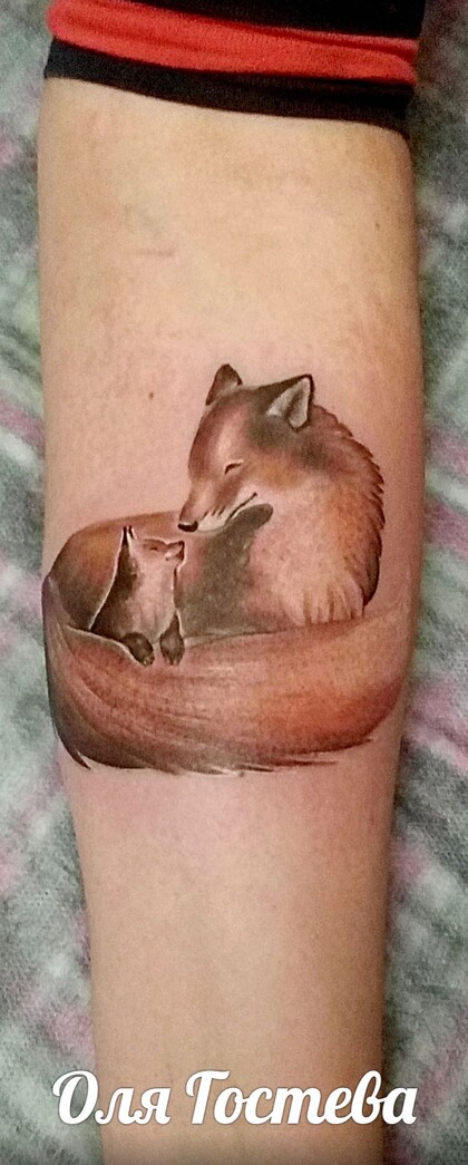 Тату эскиз #36694 Тату мастер Olya Gosteva © ® Tattoo 