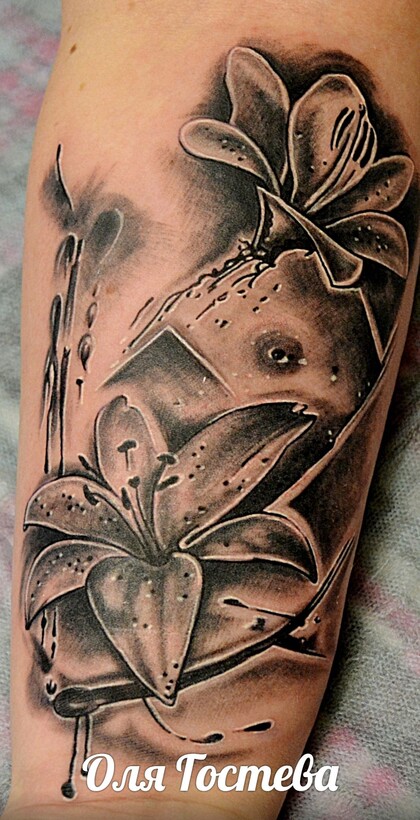 Тату эскиз #36695 Тату мастер Olya Gosteva © ® Tattoo 