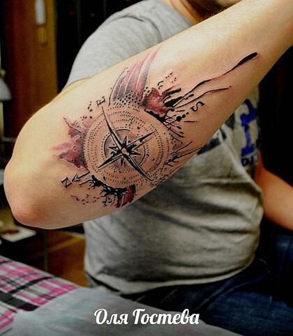 Тату эскиз #36588 Тату мастер Olya Gosteva © ® Tattoo 