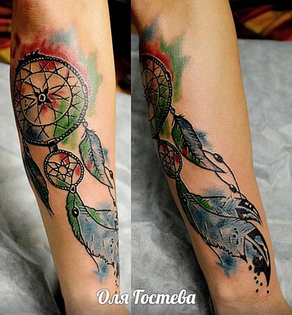 Тату эскиз #36683 Тату мастер Olya Gosteva © ® Tattoo 