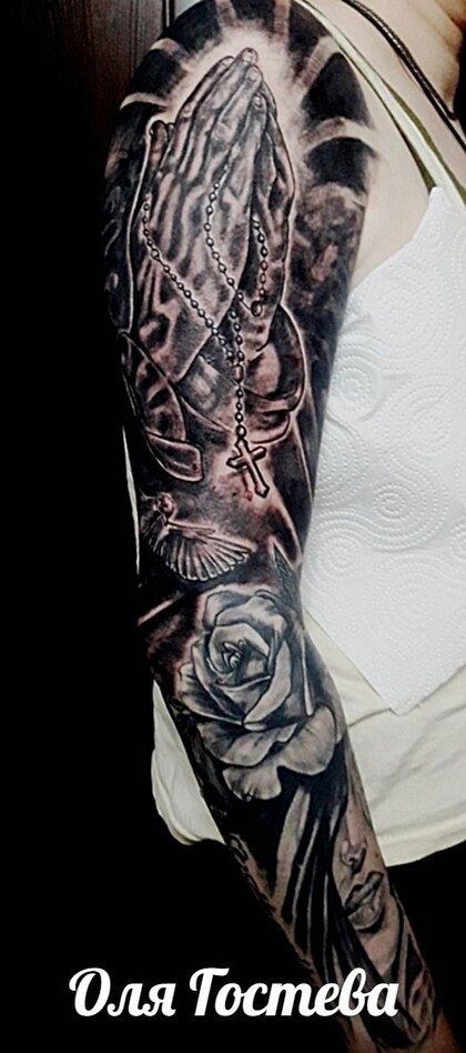 Тату эскиз #36600 Тату мастер Olya Gosteva © ® Tattoo 