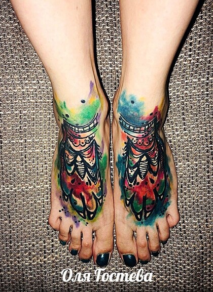 Тату эскиз #36595 Тату мастер Olya Gosteva © ® Tattoo 