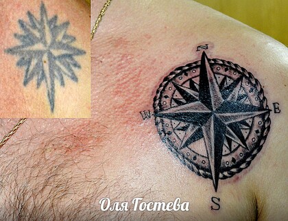 Тату эскиз #36769 Тату мастер Olya Gosteva © ® Tattoo 