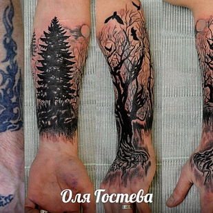 татуировка #36806 | Тату мастер Оля Гостева © ® Tattoo