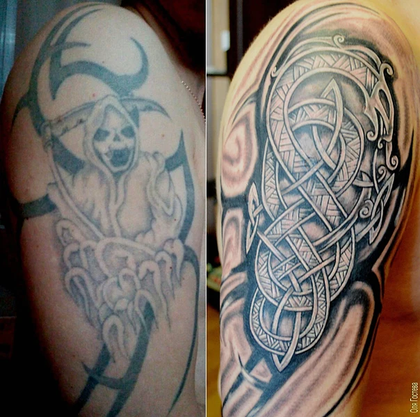 Celtic Knotwork, Abstract tattoo на Дельта