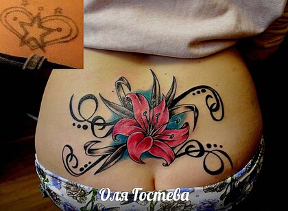 Тату эскиз #36798 Тату мастер Olya Gosteva © ® Tattoo 