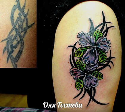Тату эскиз #36727 Тату мастер Olya Gosteva © ® Tattoo 