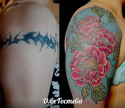 Тату эскиз #36737 Тату мастер Olya Gosteva © ® Tattoo 