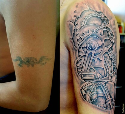 Тату эскиз #36772 Тату мастер Оля Гостева © ® Tattoo 