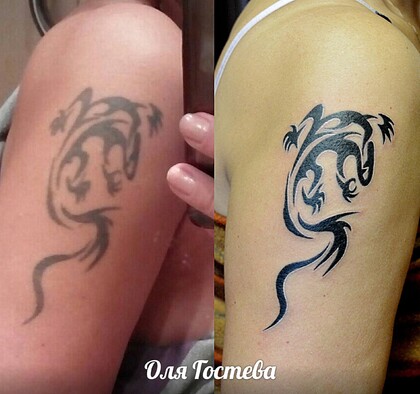 Тату эскиз #36802 Тату мастер Olya Gosteva © ® Tattoo 