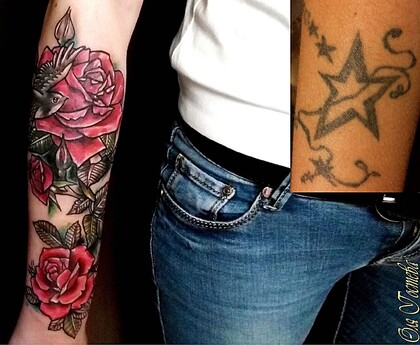 Тату эскиз #36770 Тату мастер Olya Gosteva © ® Tattoo 