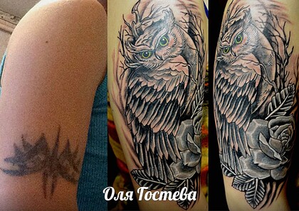 Тату эскиз #36801 Тату мастер Olya Gosteva © ® Tattoo 
