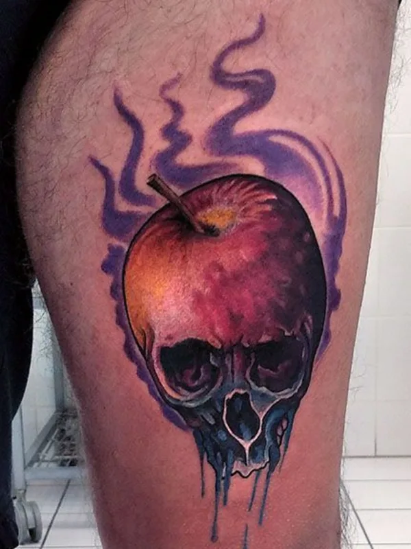 color realism tatouage sur thigh #40532 | Artiste tatoueur CMTattoos