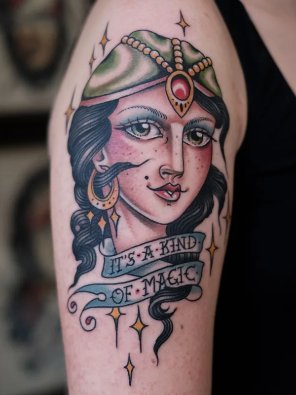 color neo traditional Tatuagem em upper arm #40641 | Tatuador ЕГОР ХИМЕНКОВ