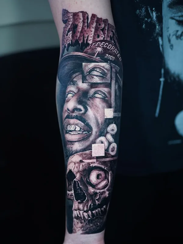 black and grey realism tattoo auf forearm #40779 | Tätowierer Максим Мельник